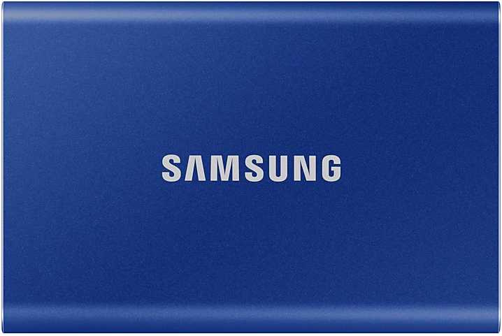 Накопитель SSD Samsung USB-C 1TB MU-PC1T0H/WW T7 1.8" синий