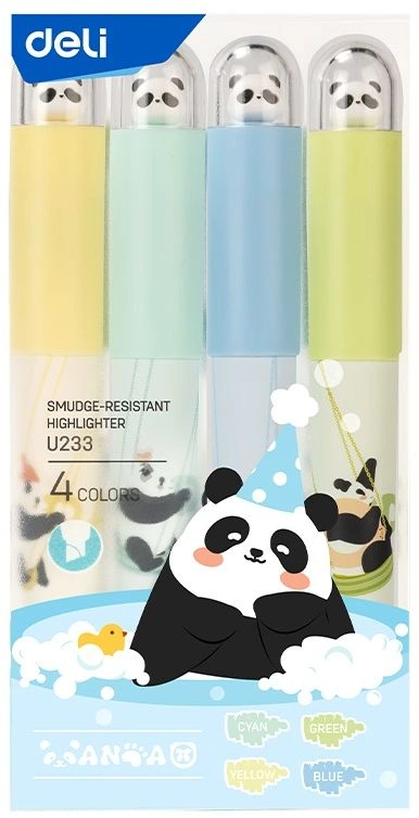 Набор текстовыделителей Deli EU233 ассорти
