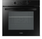 Духовой шкаф Электрический Hyundai HEO 6634 BG черное стекло/черный