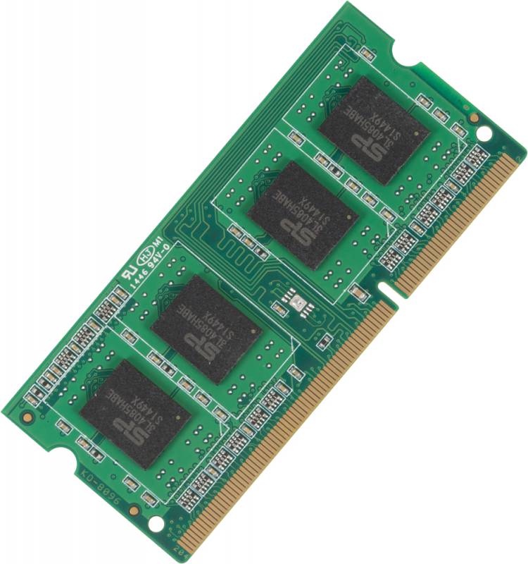 Память DDR3 4GB 1600MHz Silicon Power SP004GBSTU160N02 RTL PC3-12800 CL11 SO-DIMM 204-pin 1.5В Ret