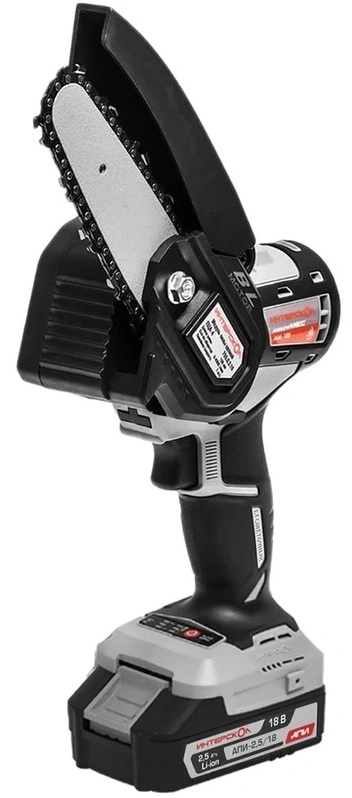 Цепная пила Интерскол ПЦА-4/18ВМ аккум. дл.шины:4"(10cm) 1аккум. 2.5Ач ЗУ (755.1.3.47)