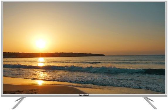 Телевизор LED PolarLine 65" 65PU51TC-SM серебристый 4K Ultra HD 50Hz DVB-T DVB-T2 DVB-C WiFi Smart TV (RUS)