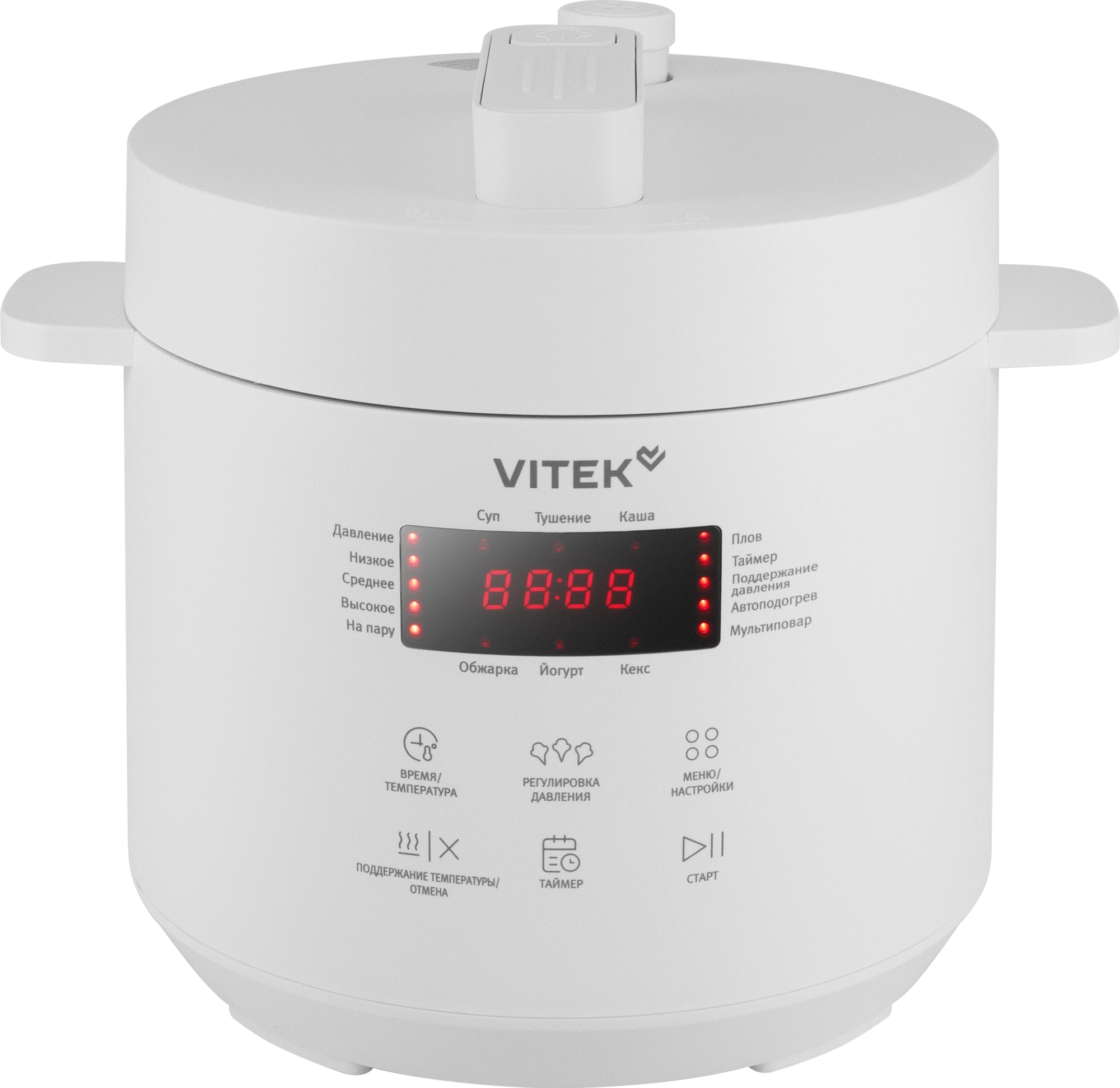 Мультиварка-скороварка Vitek VT-MC0301 3л 500Вт белый Мультиварка-скороварка Vitek VT-MC0301 3л 500Вт белый
