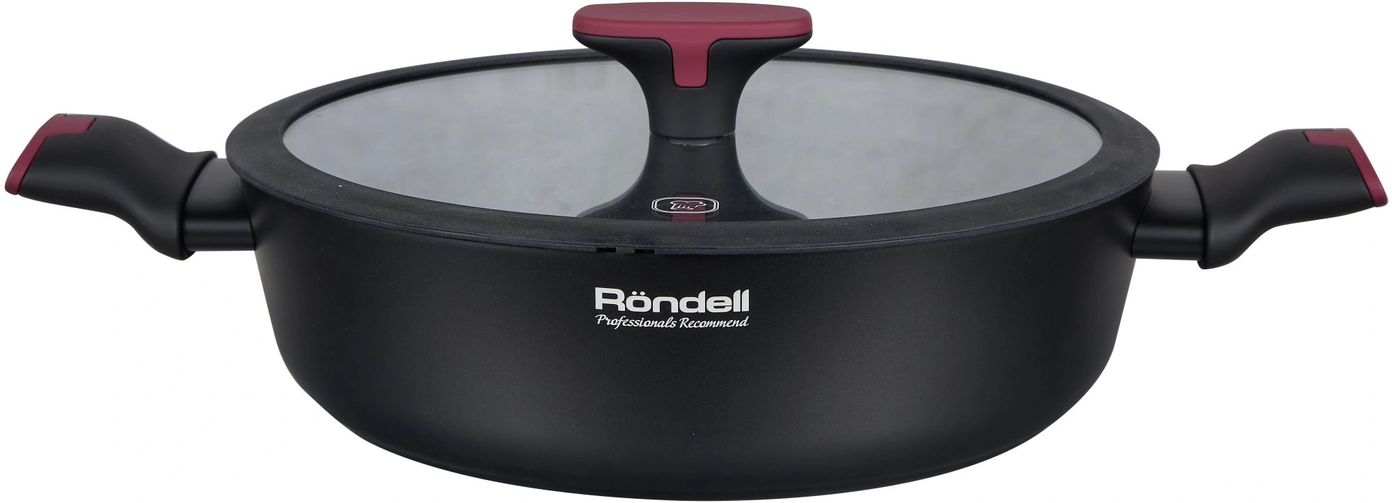 Сотейник Rondell Lilac RDA-1981 d=26см (с крышкой) черный