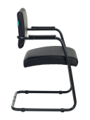 Кресло Бюрократ CH-271N-V черный Leather Black экокожа полозья металл черный