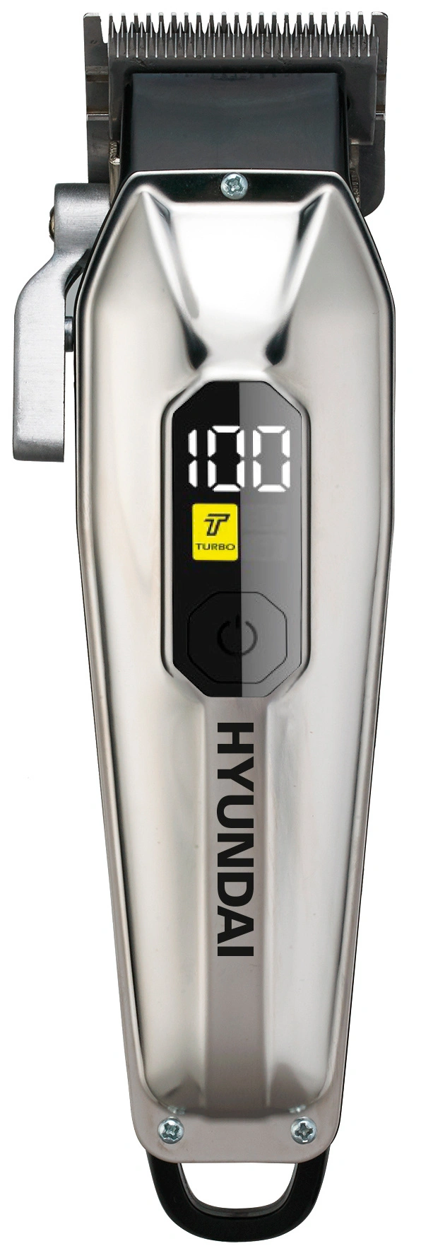 Машинка для стрижки Hyundai H-HC7110 серебристый/черный 5Вт (насадок в компл:6шт)