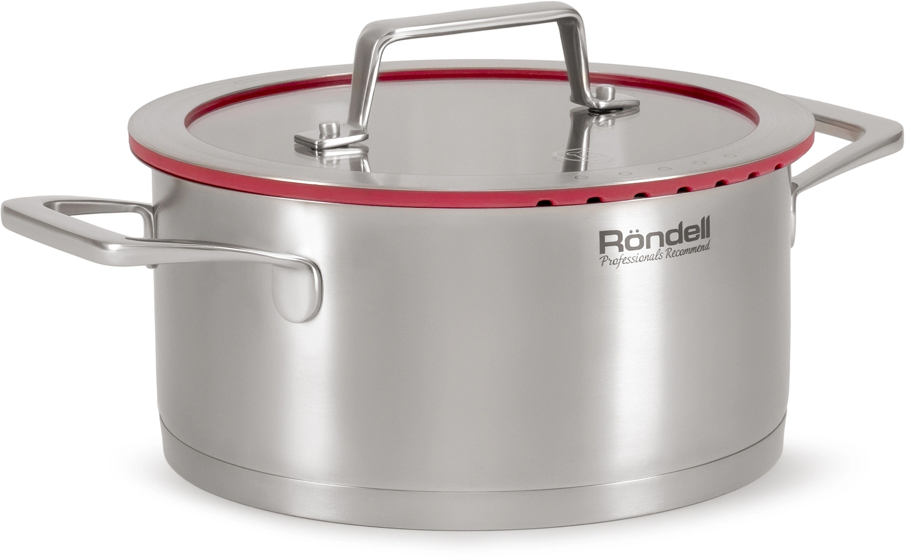 Кастрюля Rondell Verter RDS-2029 2.6л. d=20см (с крышкой) стальной