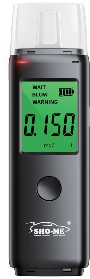 Алкотестер Sho-Me ALT-1500 электрохимический черный