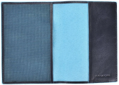 Обложка для паспорта Piquadro Blue Square PP5255B2/BLU2 синий натур.кожа