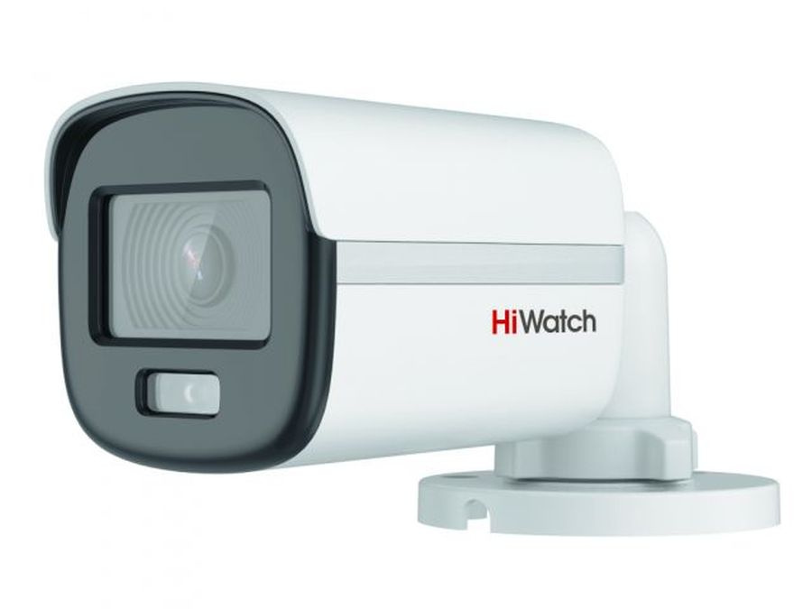 Камера видеонаблюдения аналоговая HiWatch DS-T200L(B) 3.6-3.6мм HD-CVI HD-TVI цв. корп.:белый (DS-T200L(B)(3.6MM))