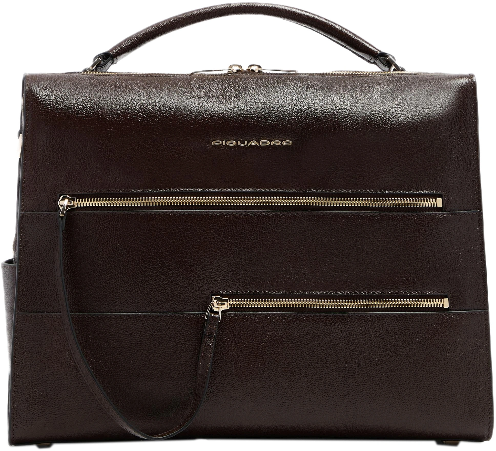 Деловая сумка Piquadro Patricia CA6774W140/M с отделением для ноутбука 14" коричневая натур.кожа