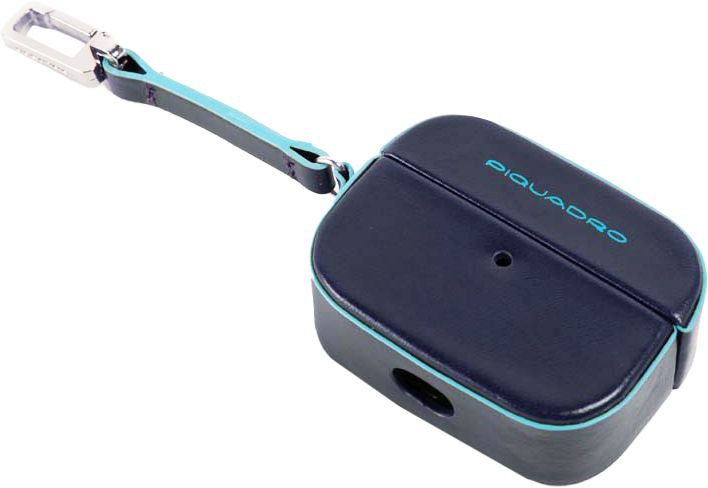 Футляр для наушников Piquadro Blue Square AC5308B2/BLU2 длина:6.5см ширина:2см высота:5см синий натур.кожа