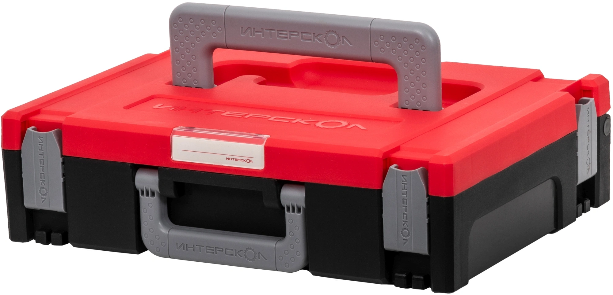 Ящик для инструментов Интерскол 2407.100 1отд. красный/черный