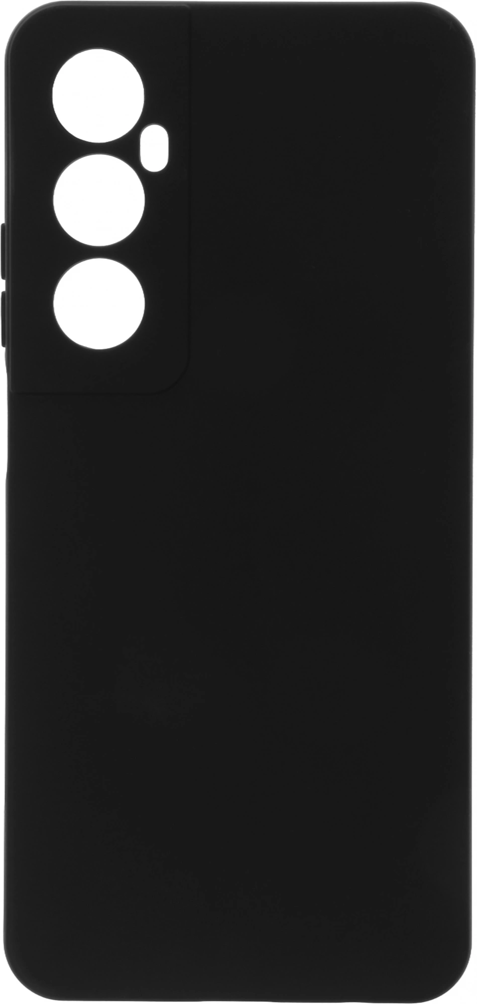 Чехол (клип-кейс) BoraSCO для Realme C65 Silicone Case черный (73384)