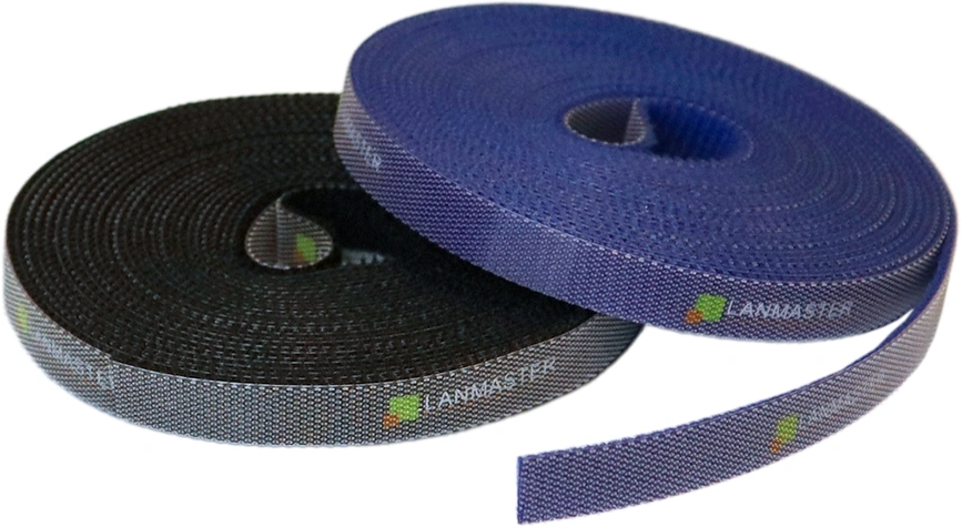 Хомут-липучка Lanmaster LAN-VCS5M-BK 5000x10мм (упак:1шт) полиамид черный