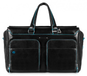 Сумка дорожная Piquadro Blue Square BV4342B2/N с отделением для ноутбука 15" черная натур.кожа
