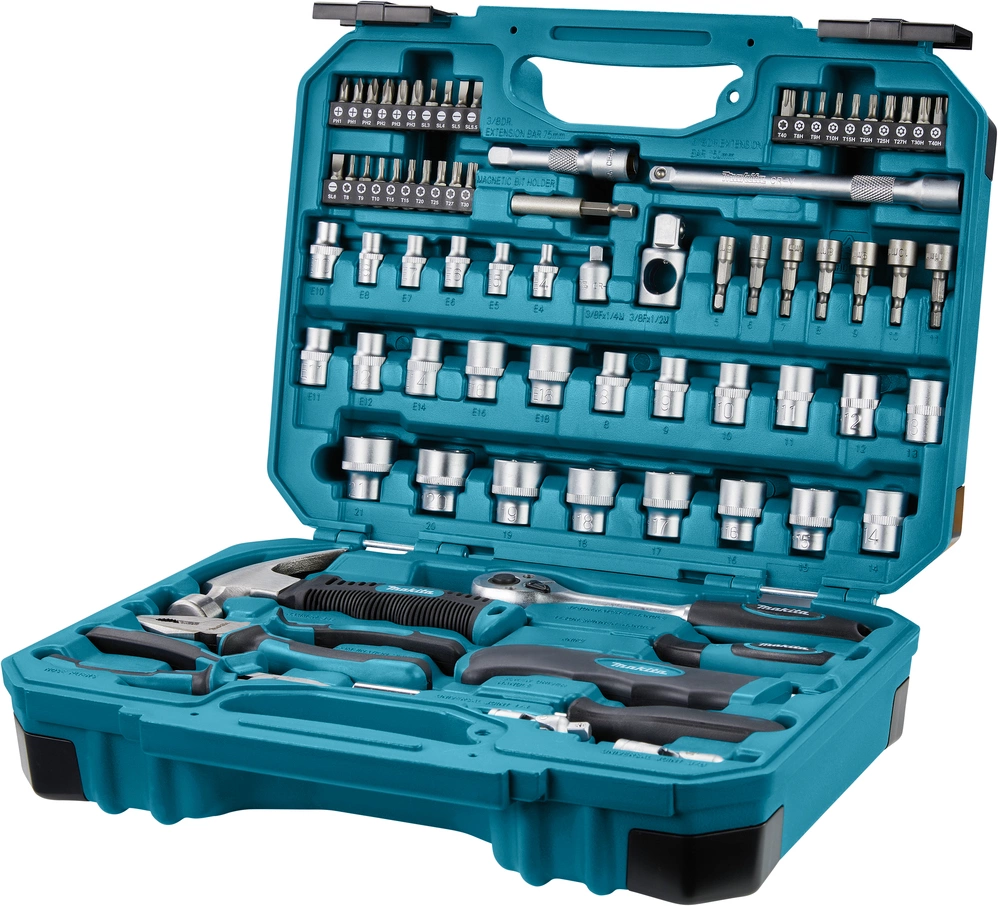 Набор принадлежностей Makita E-10899 76 предметов (жесткий кейс)