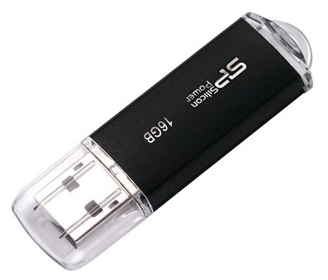 Флеш Диск Silicon Power 16GB Ultima II-I Series SP016GBUF2M01V1K USB2.0 черный
