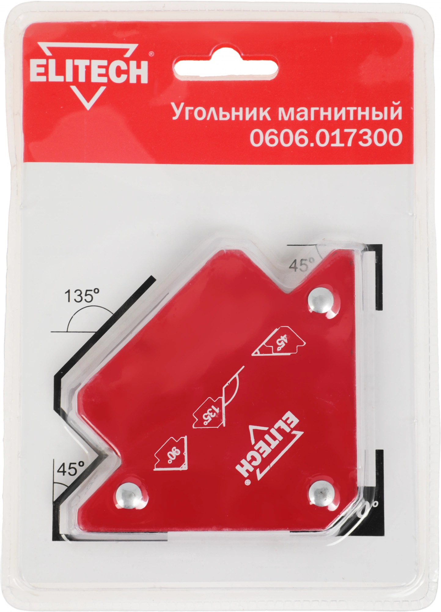 Магнитный угольник Elitech 0606.017300 326гр