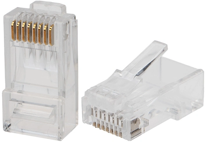Коннектор Rexant (05-1031-4) кат.6 RJ45 прозрачный