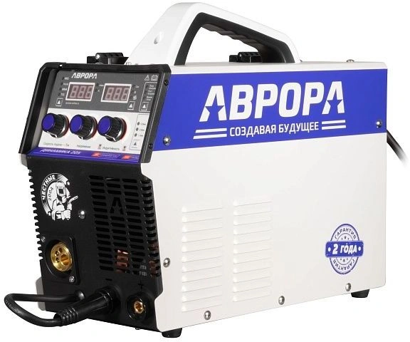 Сварочный полуавтомат Аврора Динамика 205 СИНЕРГЕТИК ПУЛЬС инвертор MIG-MAG/ММА/TIG 5.63кВт