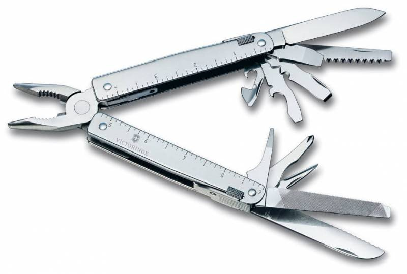 Мультитул Victorinox SwissTool (3.0323.L) 115мм 28функц. чехол кожаный серебристый карт.коробка