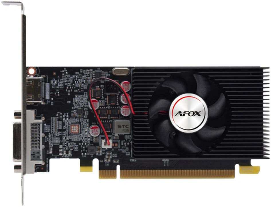 Видеокарта Afox PCI-E 3.0 AF1030-4096D4L2 NVIDIA GeForce GT 1030 4Gb 64bit DDR4 1152/2100 DVIx1 HDMIx1 Ret low profile