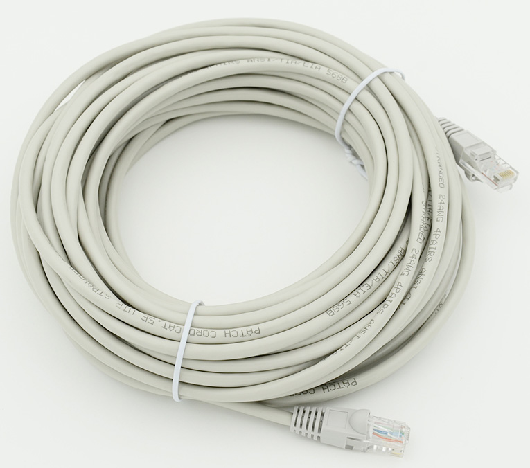 Патч-корд cat.5E stranded molded 15м RJ-45 (m)-RJ-45 (m) (упак.:1шт)