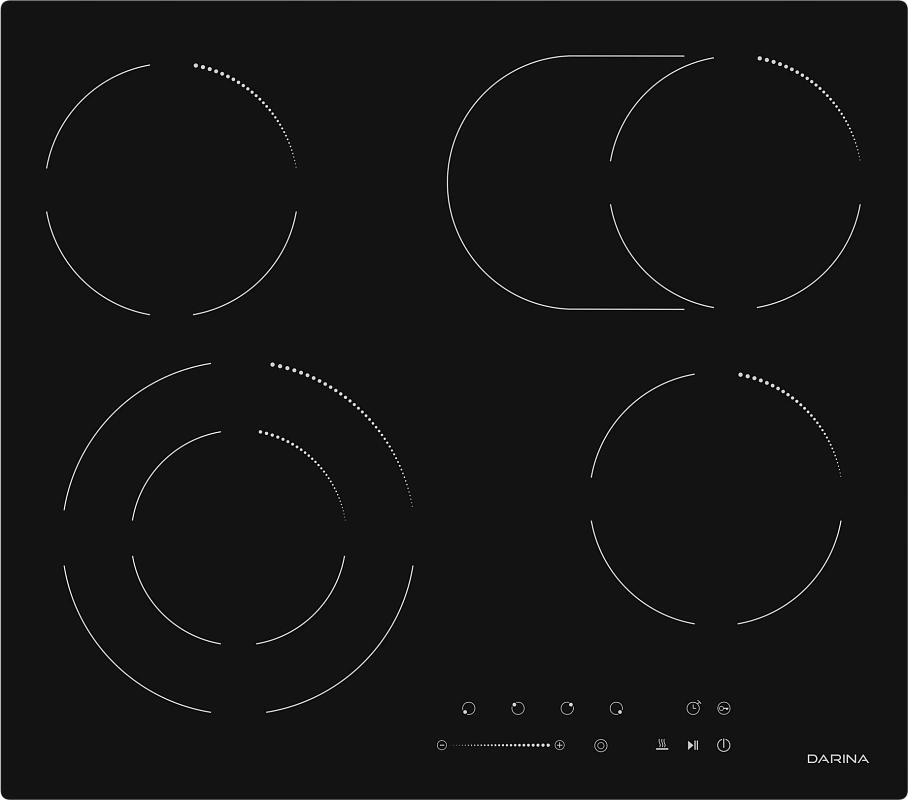 Варочная поверхность Darina 6Р Е 328 B черный