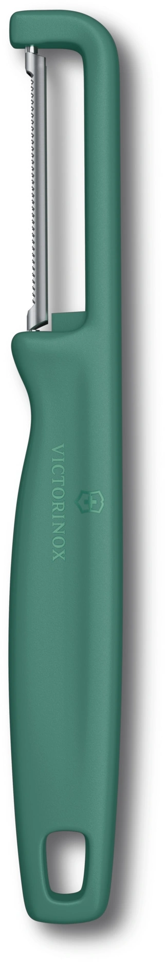 Овощечистка Victorinox Iotaс лезвием двухсторон. зеленый упак.:европодвес (6.0943.4)