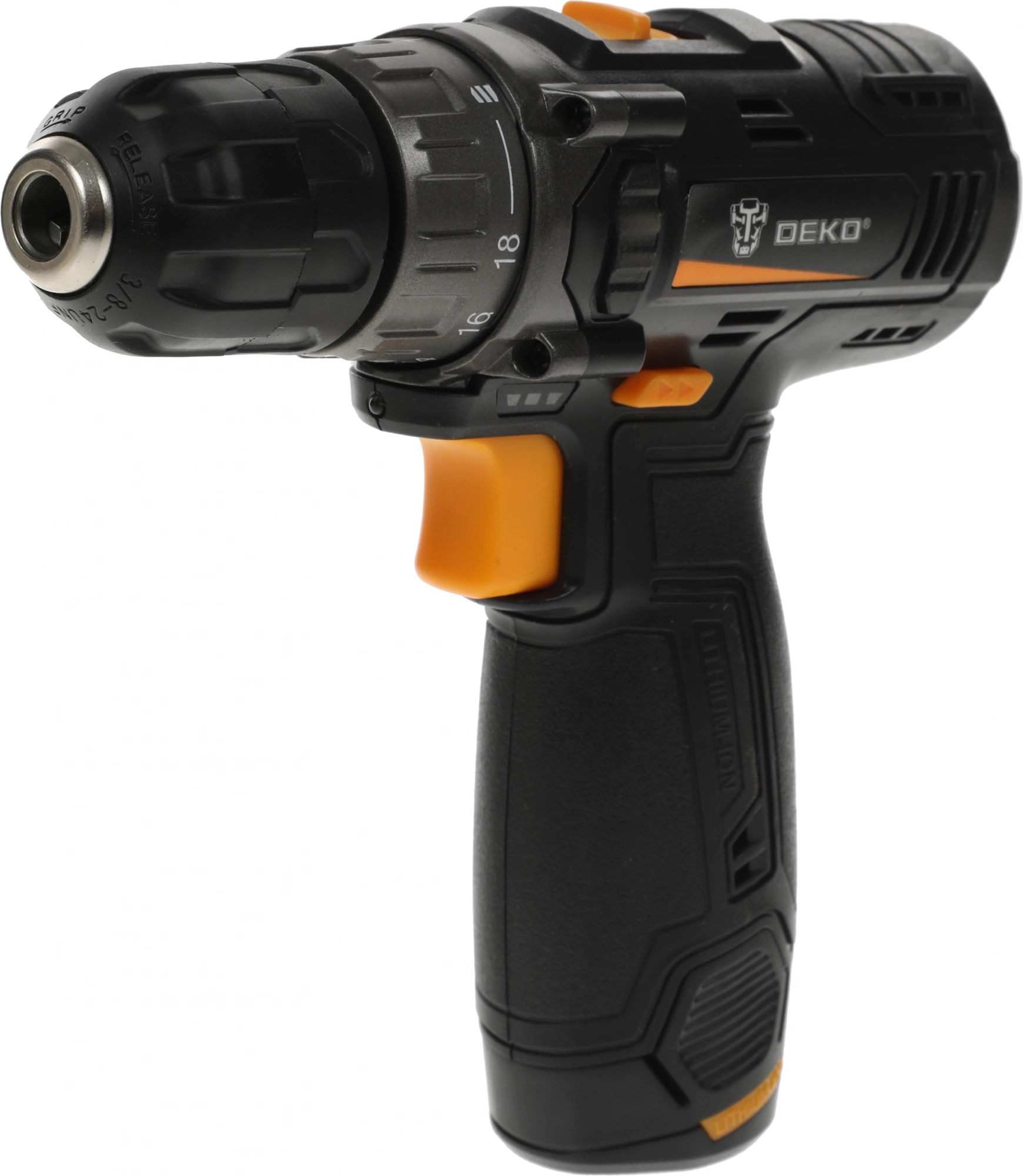 Дрель-шуруповерт Deko GCD12DU3 SET2 FU-Li-Ion аккум. патрон:быстрозажимной (063-4146)