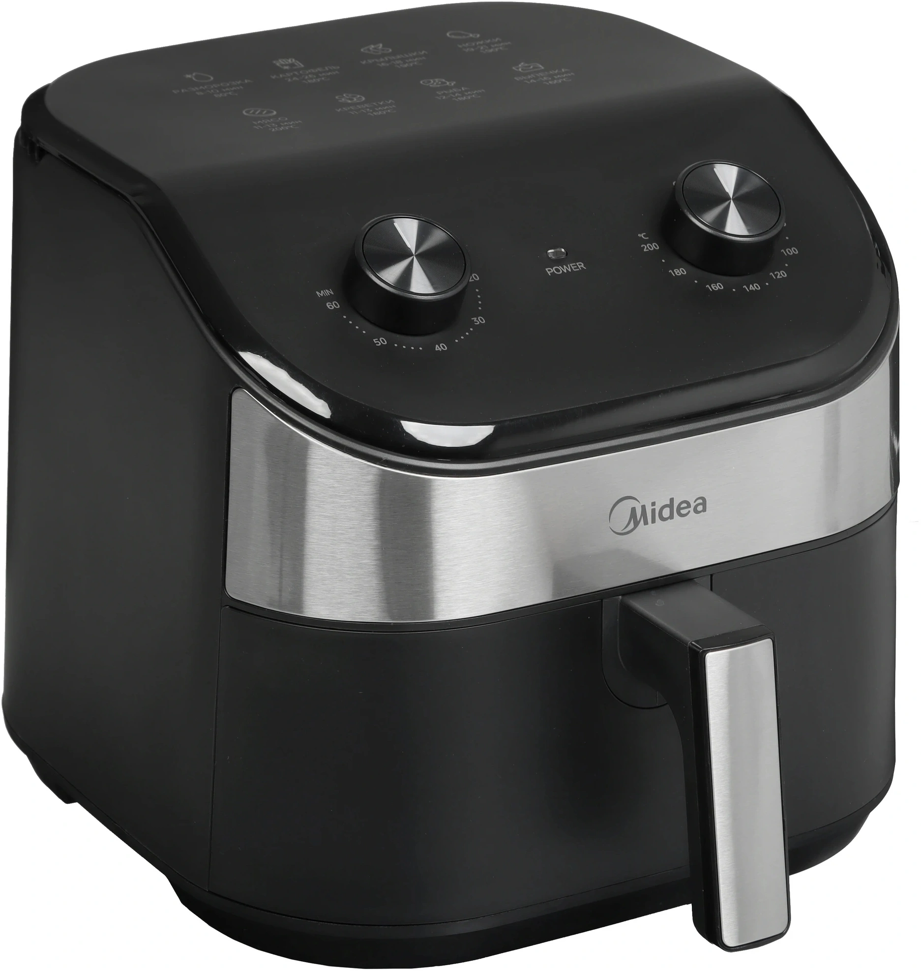 Аэрогриль Midea MAF-TN45WK 4.5л 1500Вт черный