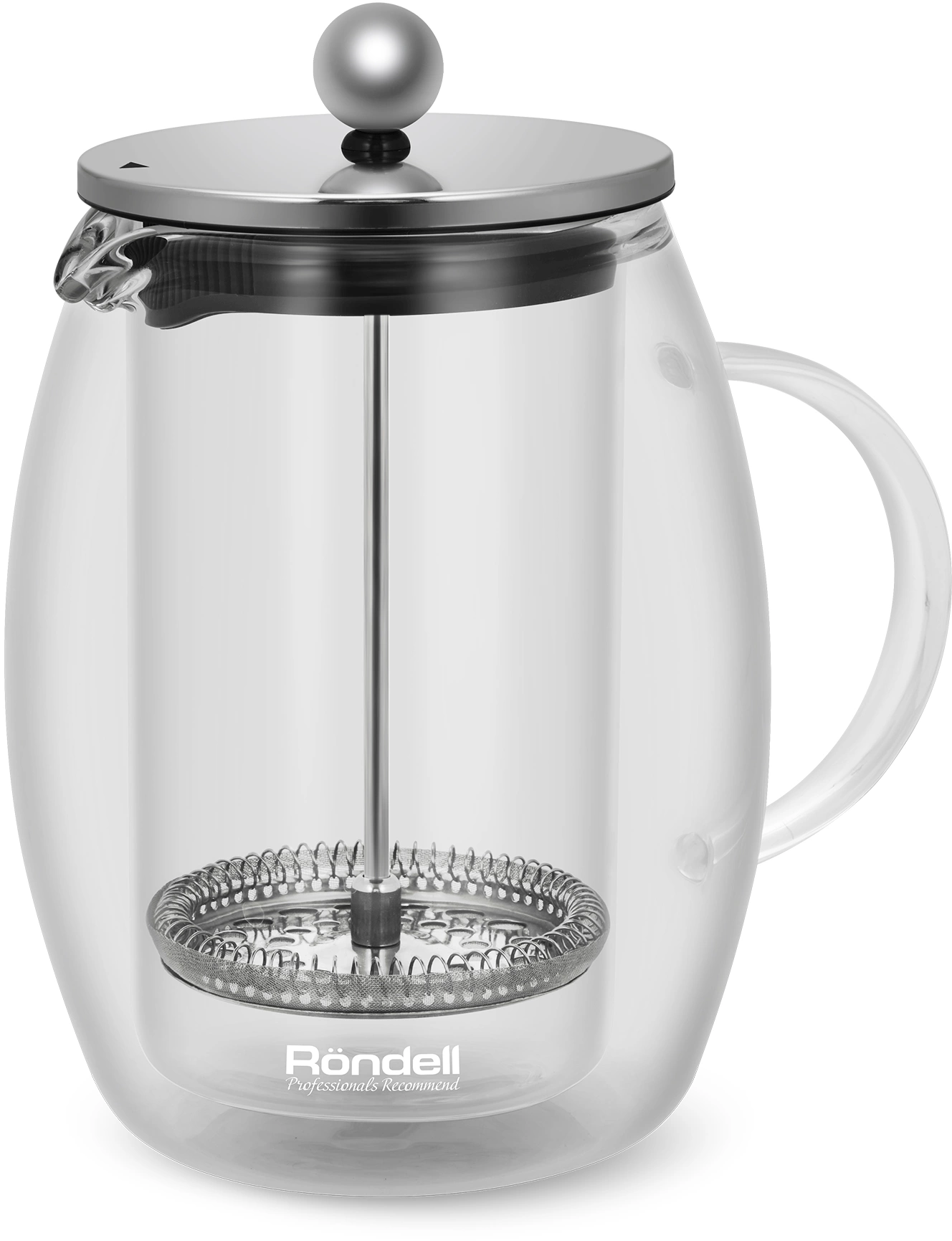 Френч-пресс Rondell Calypso RDS-1822 1л прозрачный