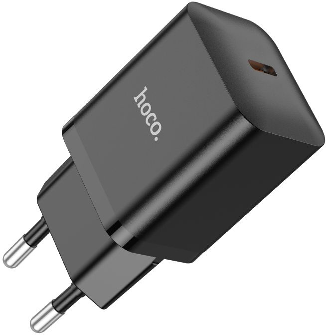 Сетевое зар./устр. Hoco N27 Black 20W 3A+2.22A+1.67A (PD+QC+AFC) USB-C универсальное черный