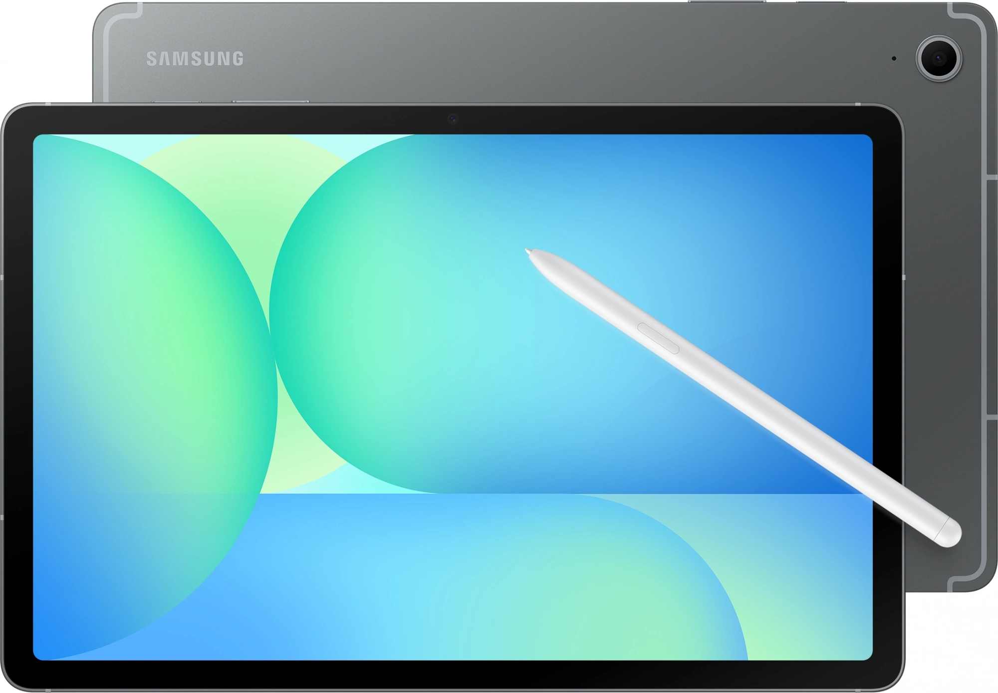 Планшет Samsung Galaxy Tab S10 FE SM-X526B 1580 (2.9) 8C RAM12Gb ROM256Gb 10.9" TFT 2304x1440 5G 1Sim eSIM Android 15 серый 13Mpix 12Mpix BT WiFi microSD 1Tb 8000mAh