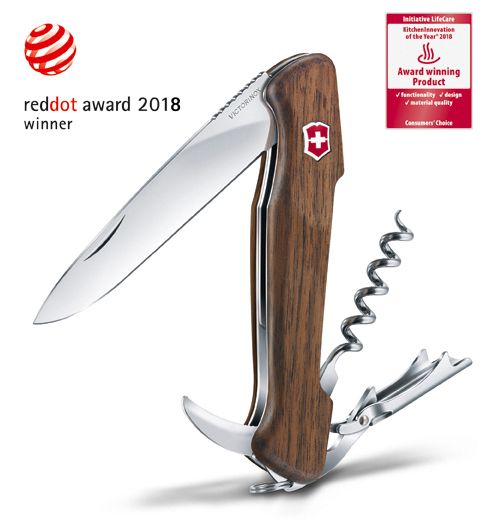 Нож перочинный Victorinox WineMaster (0.9701.63) 130мм 6функц. карт.коробка в комплекте: чехол кож.