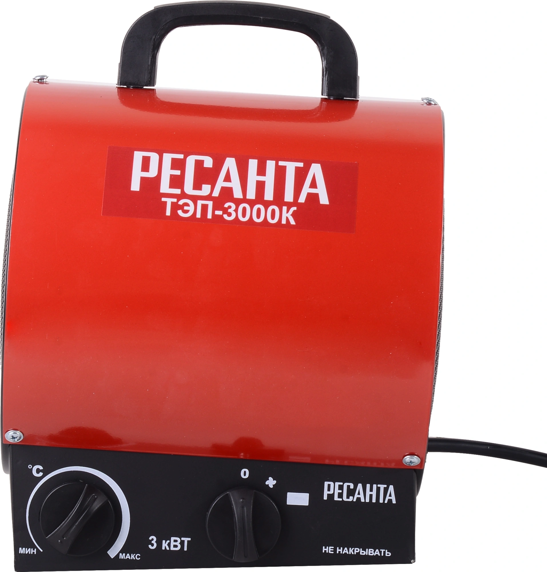 Тепловая пушка электрическая Ресанта ТЭП-3000К 3000Вт красный