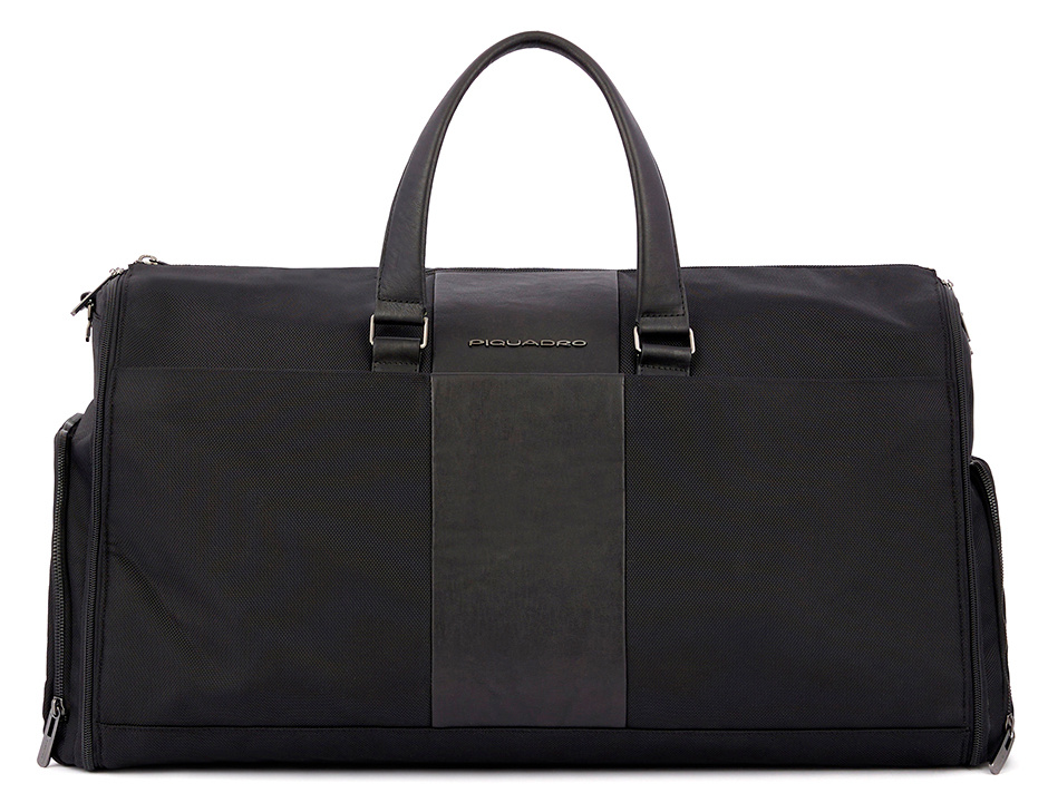 Сумка дорожная Piquadro Brief2 PA6147BR2/N черная нейлон/натур.кожа