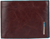 Кошелек мужской Piquadro Blue Square Revamp PU1241B2VR/MO коричневый натур.кожа
