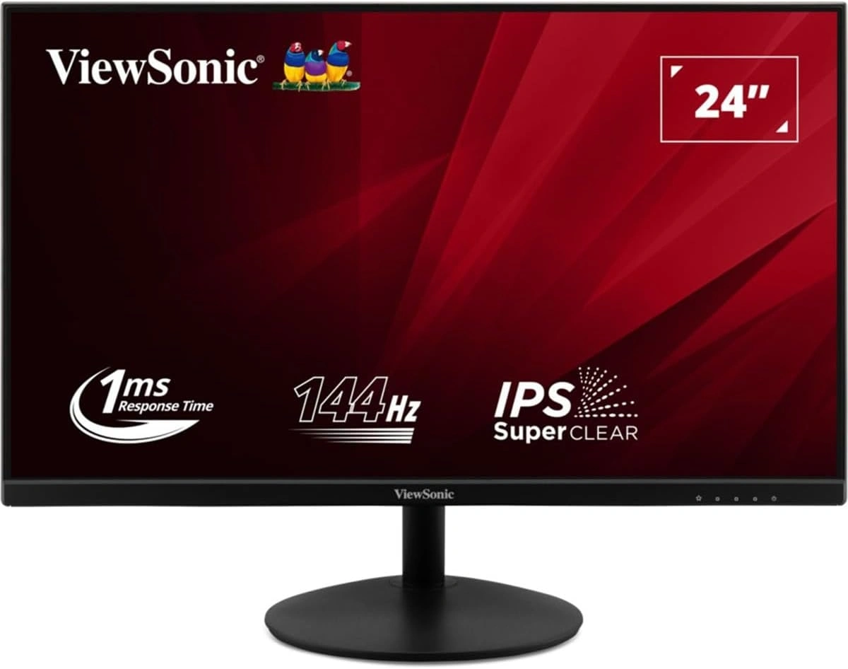 Монитор ViewSonic 23.8" VA24E2-H черный IPS LED 1ms 16:9 HDMI матовая 250cd 178гр/178гр 1920x1080 144Hz VGA FHD 2.7кг
