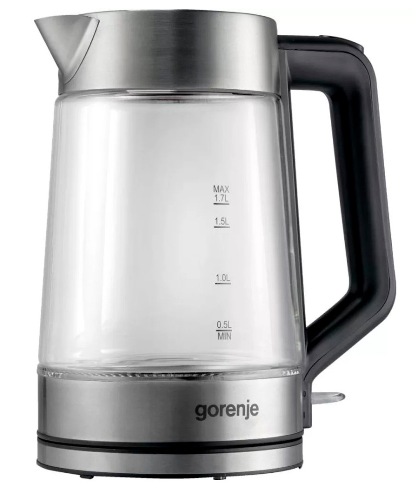 Чайник электрический Gorenje K17GED 1.7л. 2200Вт нержавеющая сталь корпус: стекло