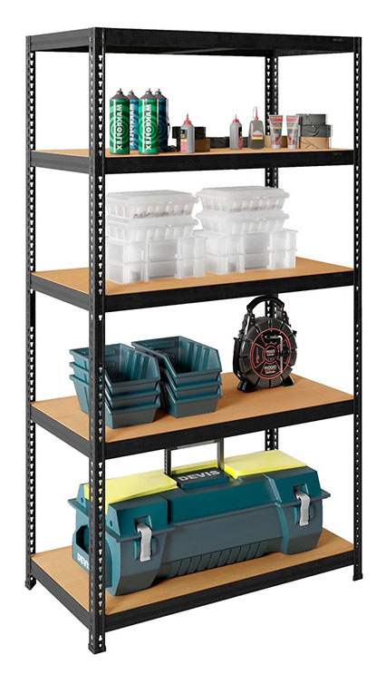 Стеллаж Практик SBL 180KD пол.:5 разборная 1803x900x450мм антрацит (S24499373409)