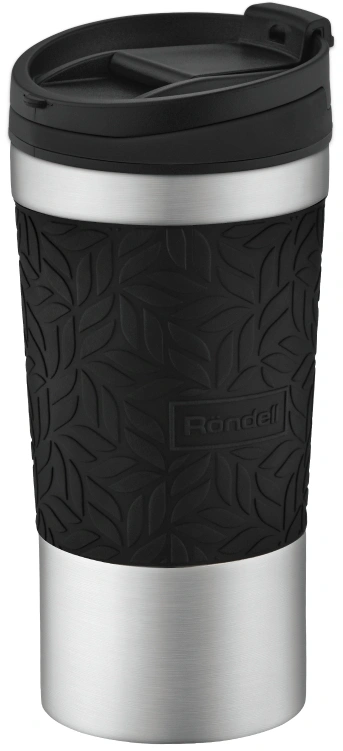 Термокружка для напитков Rondell Coupage RDS-1818 0.4л. черный картонная коробка