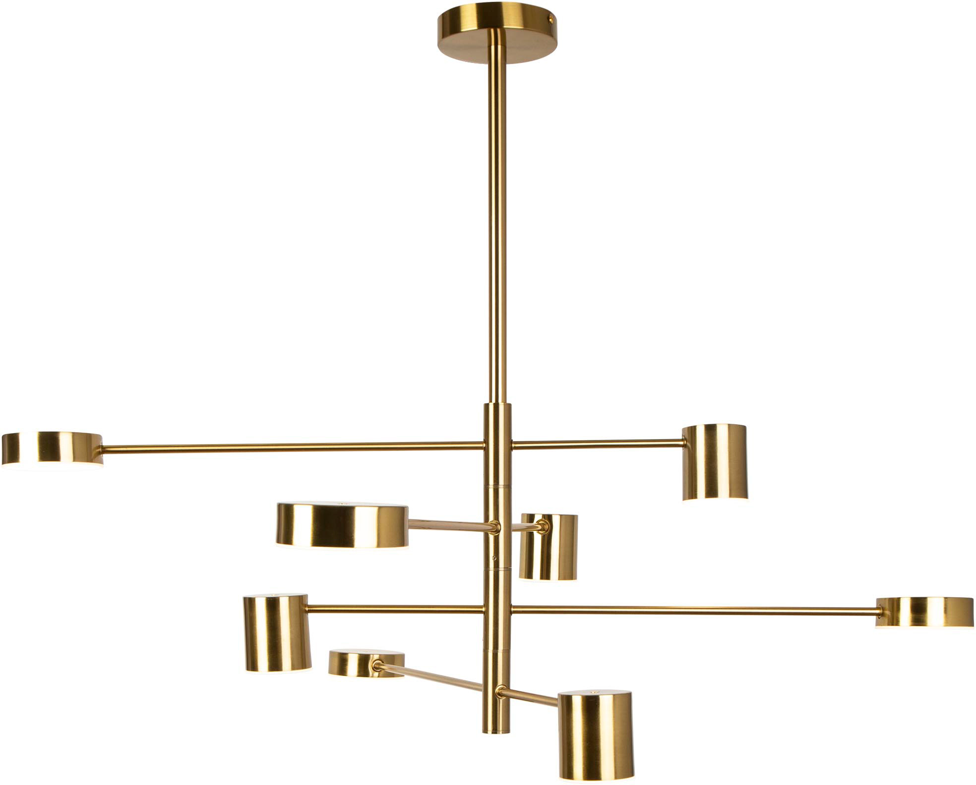 Люстра Hiper Abby H831-1 потолоч. 4000K цв.св.:белый нейтральный золотистый