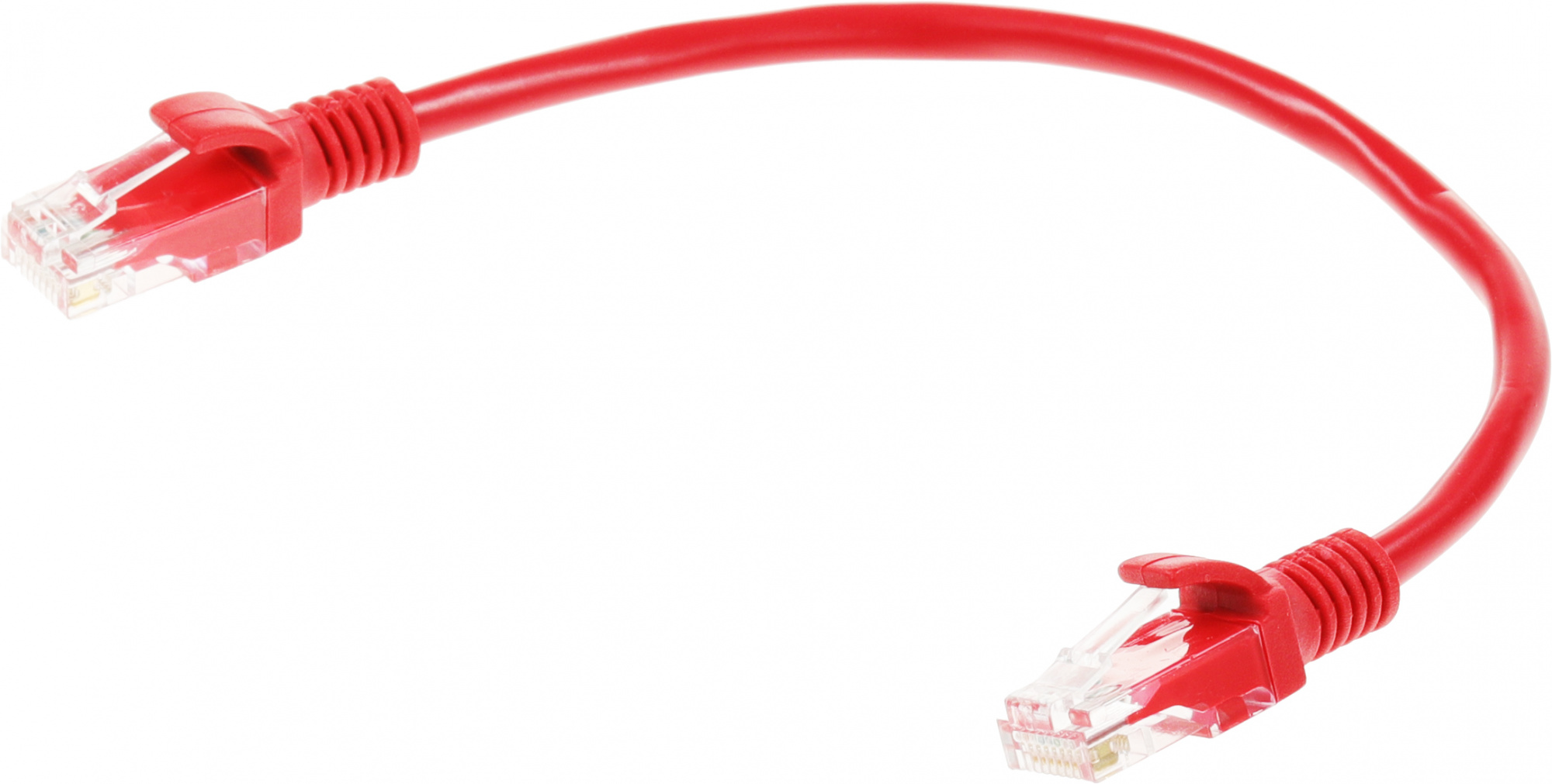 Патч-корд Premier PP12-0.25M/R 1000Гбит/с UTP 4 пары cat.5E CCA molded 0.25м красный RJ-45 (m)-RJ-45 (m)