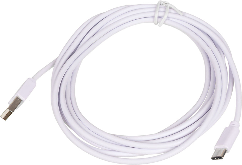 Кабель USB (m)-USB Type-C (m) 3м белый