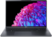 Ноутбук Acer Swift Go 16 SFG16-72-50UC Core Ultra 5 125H 16Gb SSD1Tb Intel Arc 16" IPS WQXGA (2560x1600) Windows 11 Home metall WiFi BT Cam (NX.KUBCD.002)