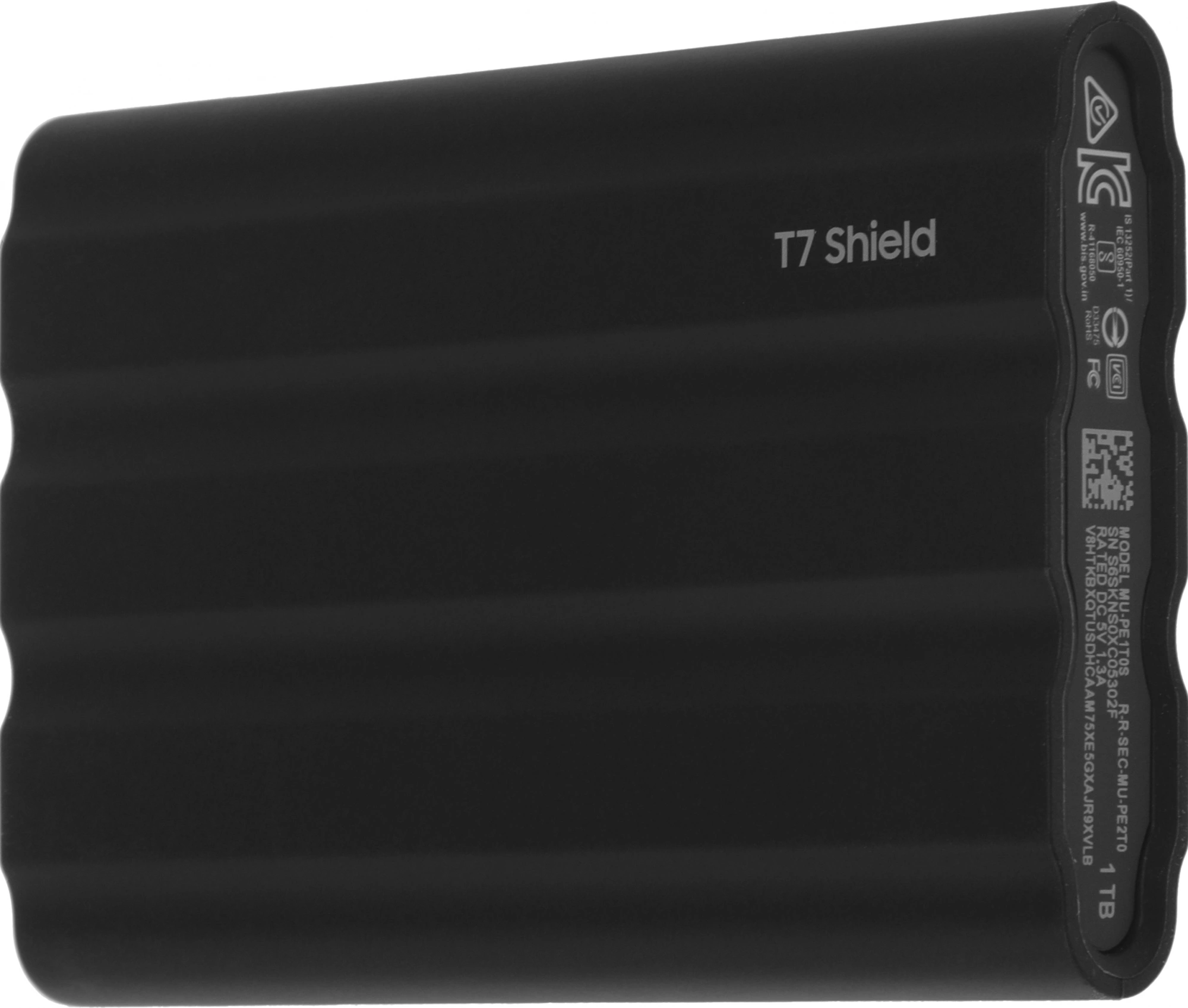Накопитель SSD Samsung Original USB-C 1TB MU-PE1T0S/WW Shield T7 1.8" черный