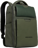 Рюкзак мужской Piquadro Ael CA6923S142/VE зеленый тимьяновый кожа