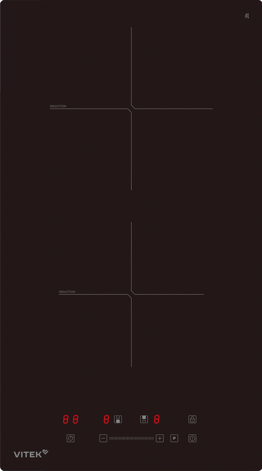 Индукционная варочная поверхность Vitek VHI3210 черный